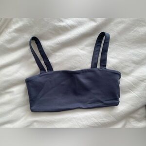 Vuori Charcoal Grey Sports Bra